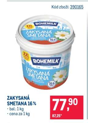 Zakysaná smetana 16%