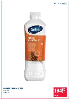 MOUSSE AU CHOCOLATE