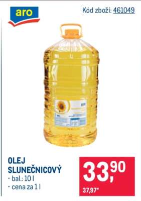 Olej slunečnicový