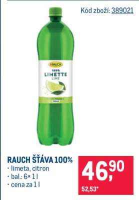 RAUCH ŠŤÁVA 100%