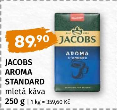 Jacobs Aroma Standard Mletá káva