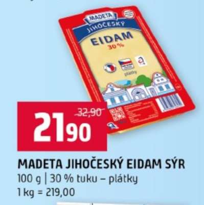 MADETA Jihočeský Eidam sýr