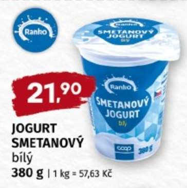 JOGURT SMETANOVÝ BÍLÝ