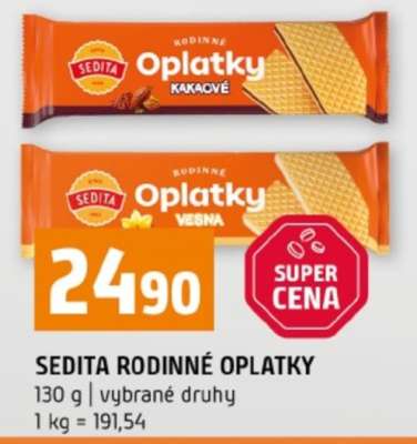 Sedita Rodinné oplatky