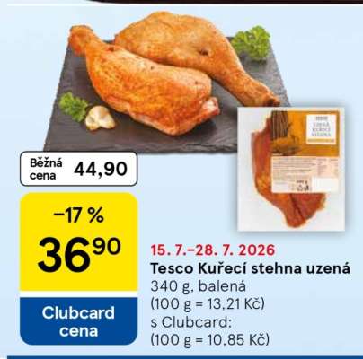 Tesco Kuřecí stehna uzená
