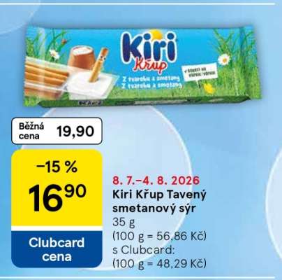 Kiri Křup Tavený smetanový sýr