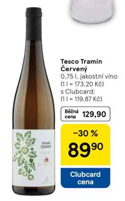 Tesco Tramín Červený