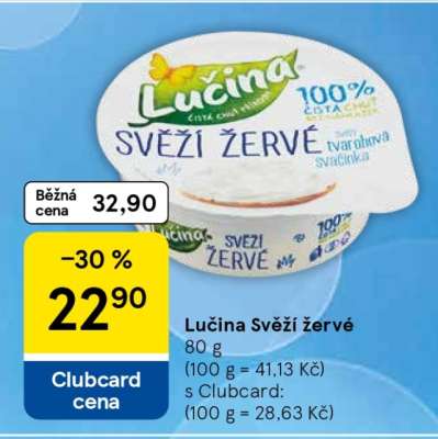 Lučina svěží žervé