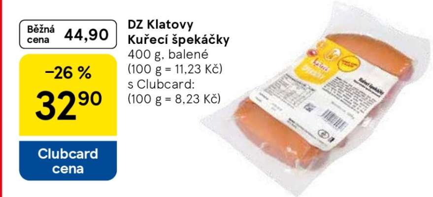 DZ Klatovy Kuřecí špekáčky