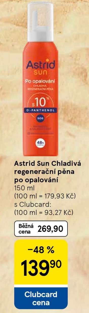Astrid Sun Chladivá regenerační pěna po opalování