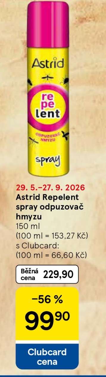 Astrid Repelent spray odpuzovač hmyzu