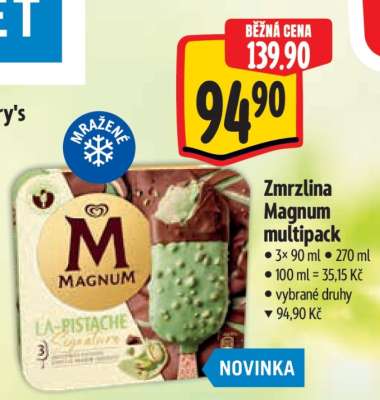 Zmrzlina Magnum multipack