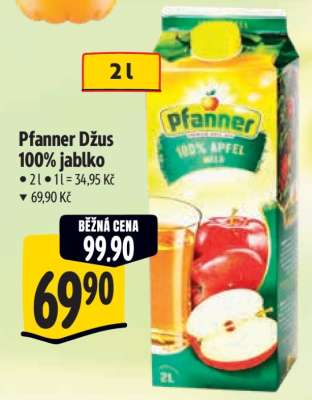 Pfanner Džus 100% jablko