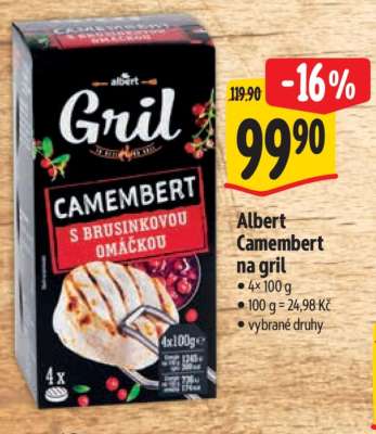 Albert Camembert na gril