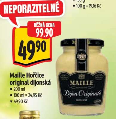 Maille Horčice original dijonská