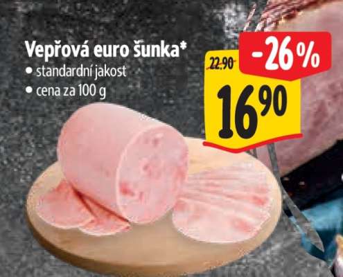Vepřová euro šunka*