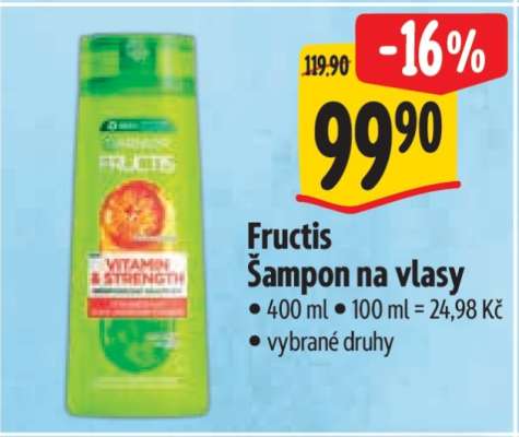 Fructis šampon na vlasy