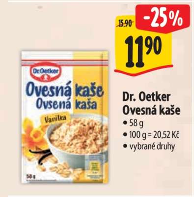 Dr. Oetker Ovesná kaše