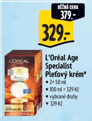 L'Oréal Age Specialist Pleťový krém