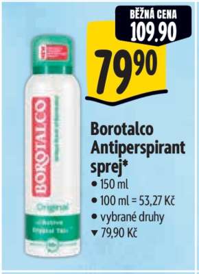 Borotalco antiperspirant sprej