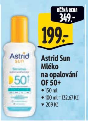 Astrid Sun Mléko na opalování OF 50