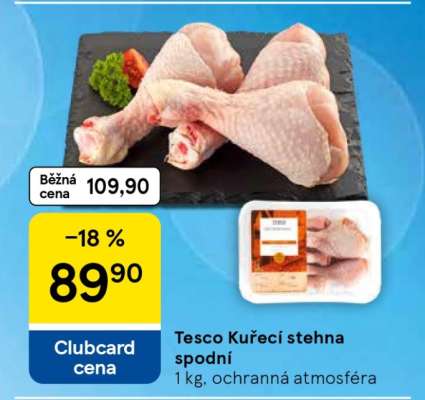 Tesco Kuřecí stehna spodní