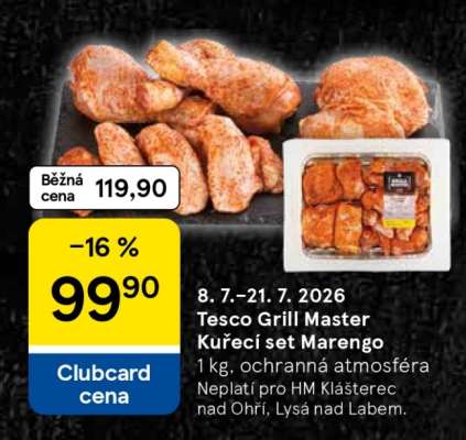 Tesco Grill Master Kuřecí set Marengo