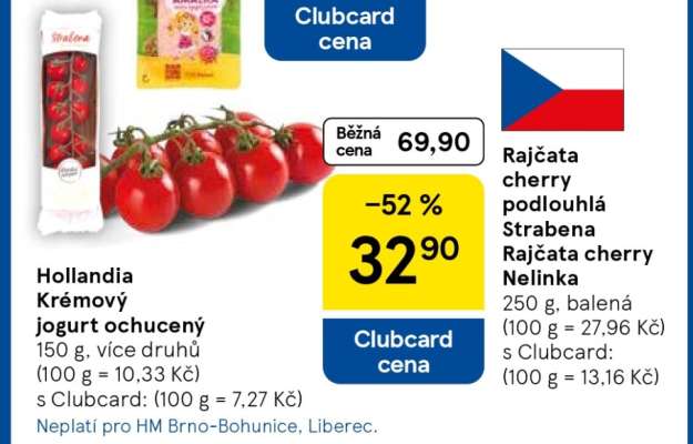 Rajčata cherry podlouhlá Strabena Rajčata cherry Nelinka