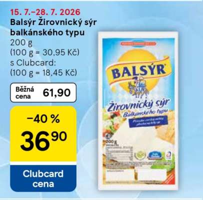 Balsýr Žirovnický sýr balkánského typu