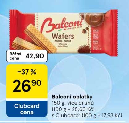 Balconi oplatky