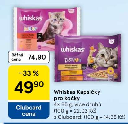 Whiskas kapsičky pro kočky