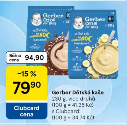 Gerber Dětská kaše