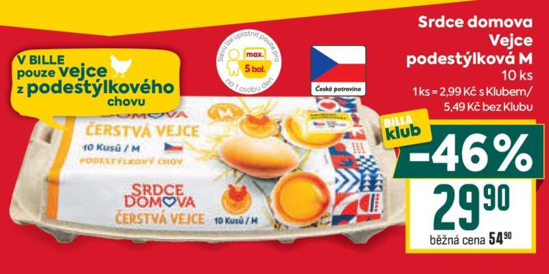 Srdce domova Vejce podestýlková M