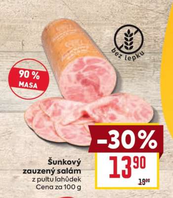 Šunkový zauzený salám*