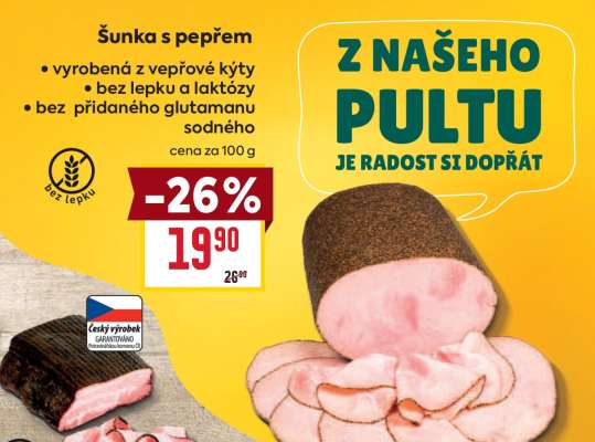 Šunka s pepřem