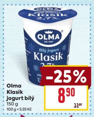 Olma Klasik jogurt bílý