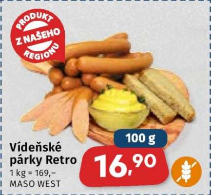 Vídeňské párky Retro
