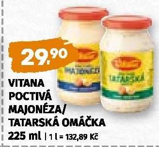 Vitana Poctivá Majonéza, Tatarská omáčka