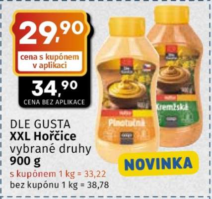 DLE GUSTA XXL Hořčice