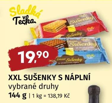 XXL SUŠENKY S NÁPLNÍ