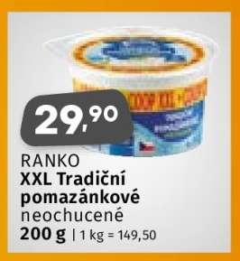RANKO XXL Tradiční pomazánkové neochucené
