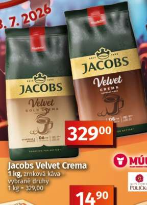 JACOBS VELVET CREMA