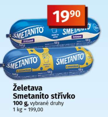 Želetava Smetanito střívko