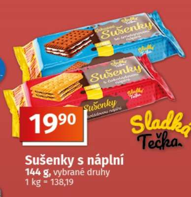 SUŠENKY S NÁPLNÍ