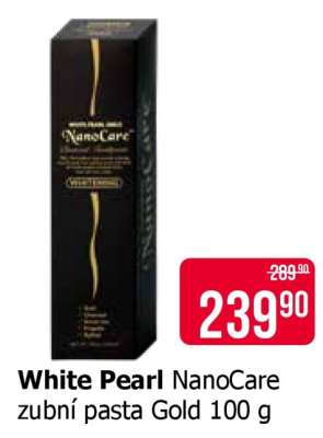 White Pearl NanoCare zubní pasta Gold 100 g