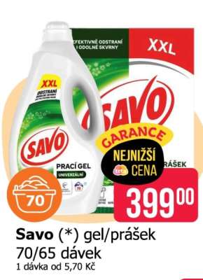 Savo gel/prášek