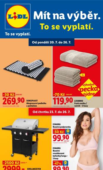 Leták Lidl - 20.7.2026 - 26.7.2026.