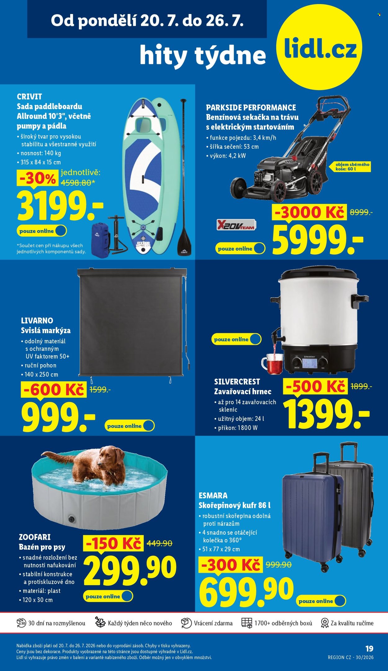 Leták Lidl - 20.7.2026 - 26.7.2026. Strana 1