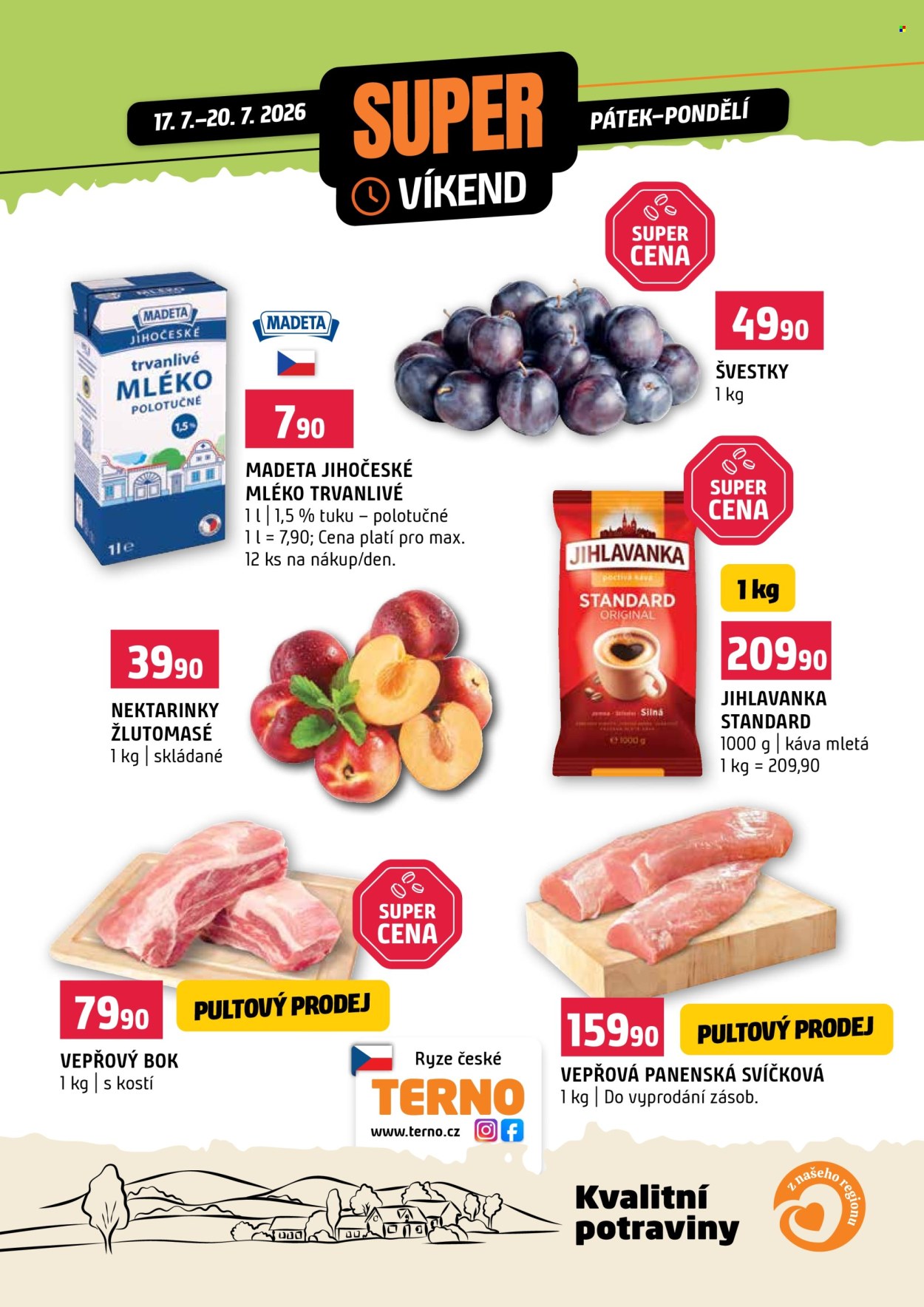 Leták coop TERNO - 17.7.2026 - 20.7.2026. Strana 1