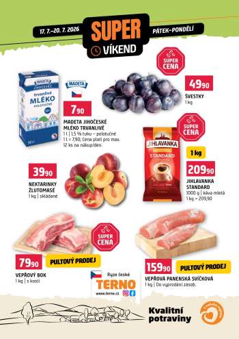 Leták coop TERNO - 17.7.2026 - 20.7.2026.